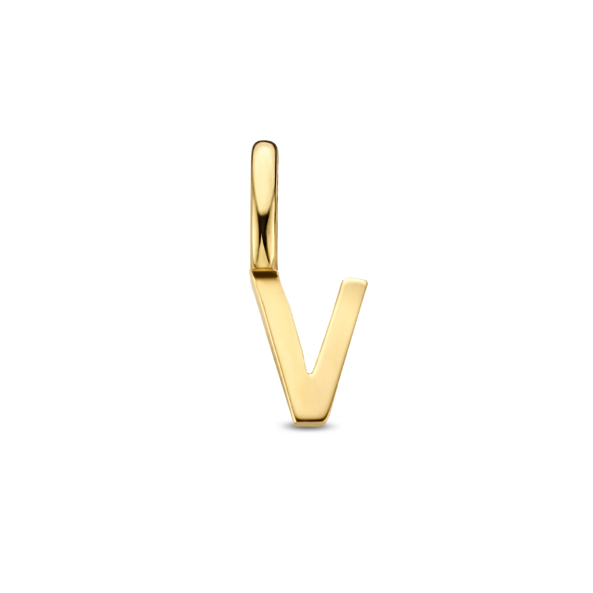 hanger letter 14K geelgoud