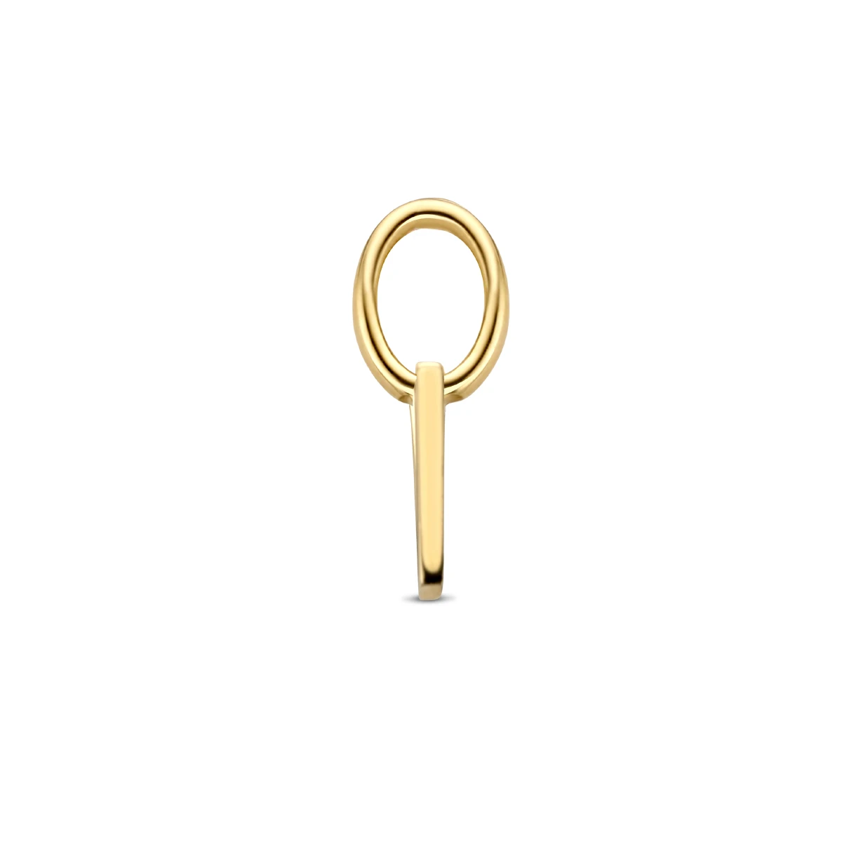 hanger letter 14K geelgoud