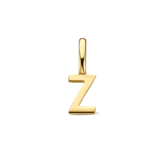 hanger letter 14K geelgoud