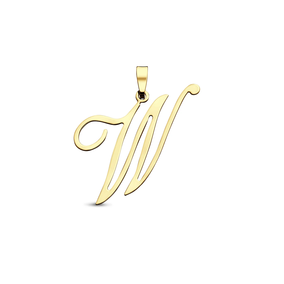 hanger letter 14K geelgoud