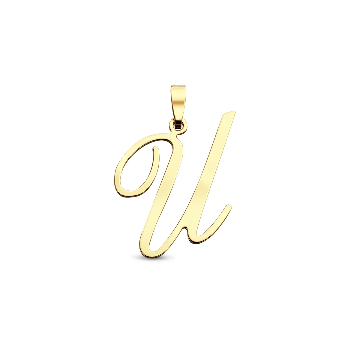 hanger letter 14K geelgoud