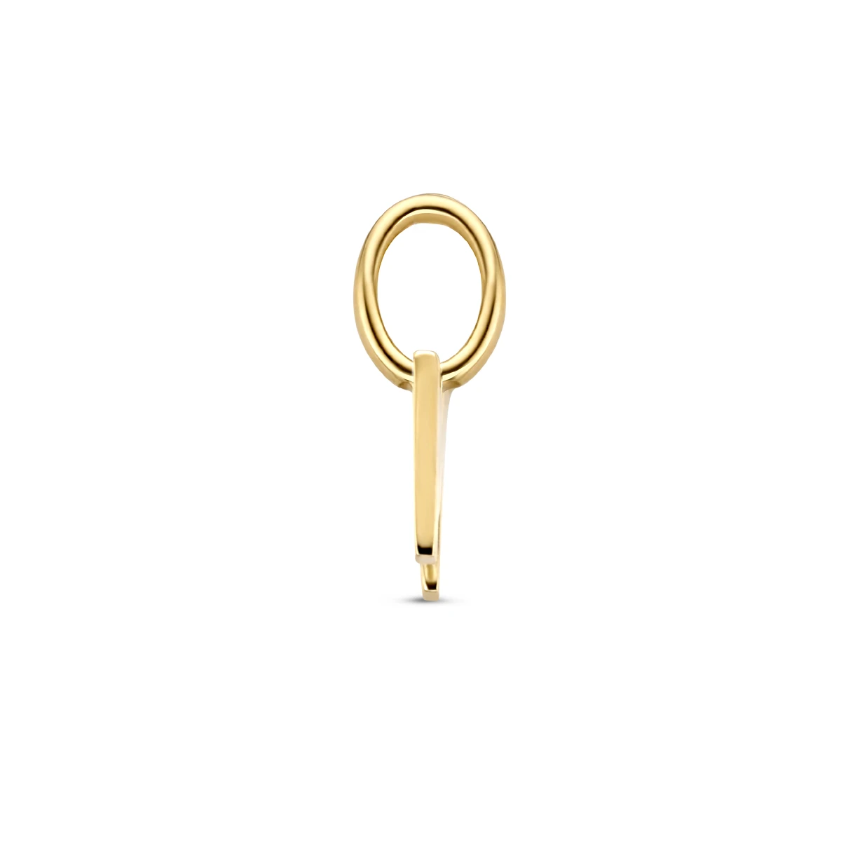 hanger letter 14K geelgoud