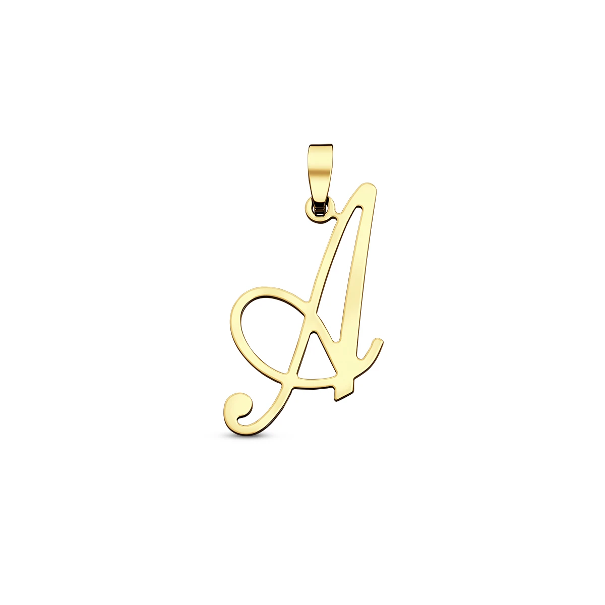 hanger letter 14K geelgoud