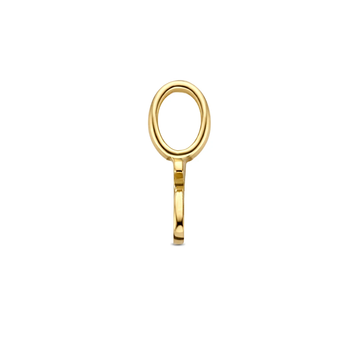 hanger letter 14K geelgoud