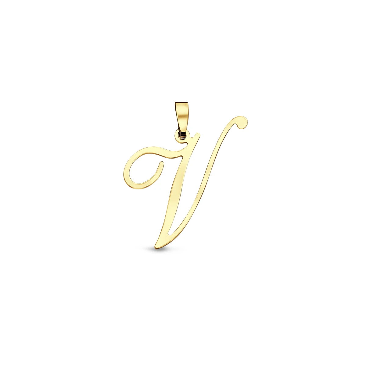 hanger letter 14K geelgoud