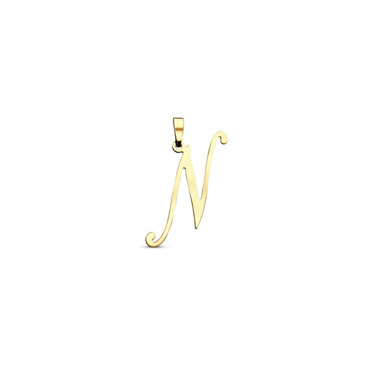 hanger letter 14K geelgoud