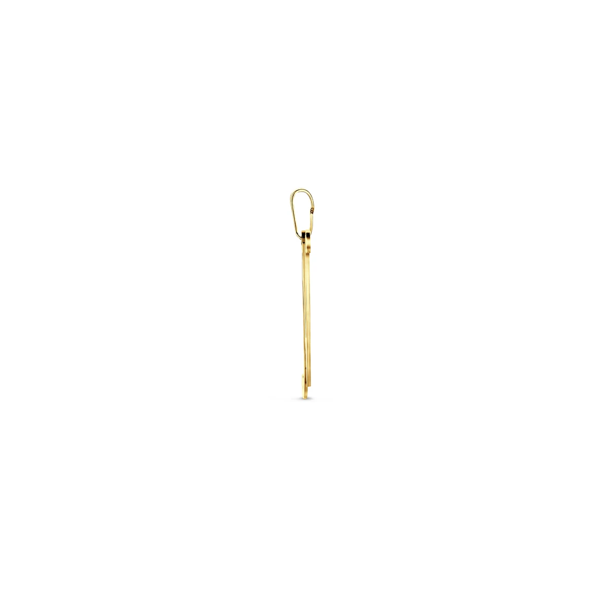 hanger letter 14K geelgoud