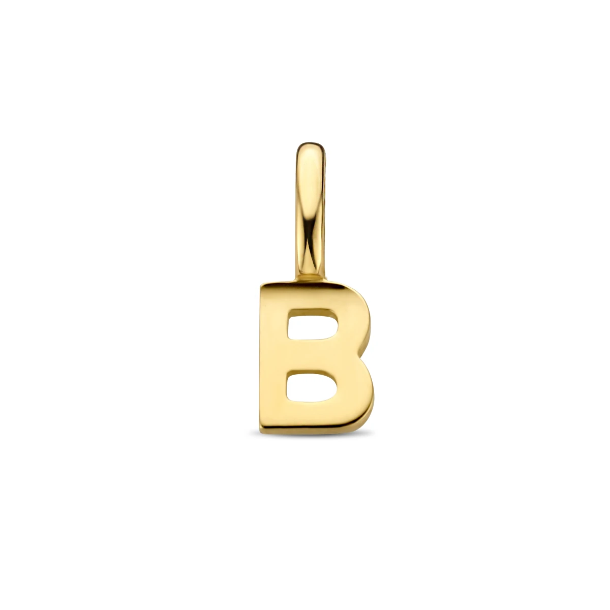 hanger letter 14K geelgoud