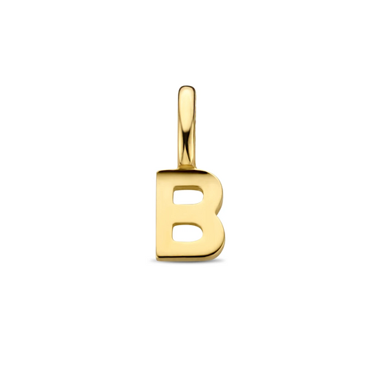 hanger letter 14K geelgoud