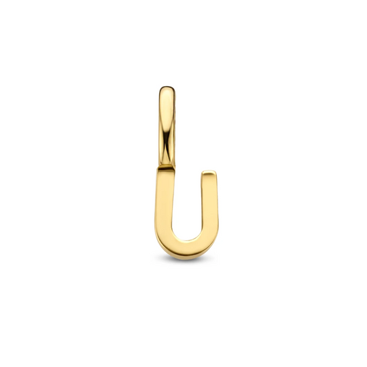 hanger letter 14K geelgoud