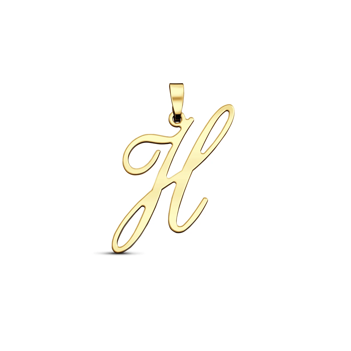 hanger letter 14K geelgoud