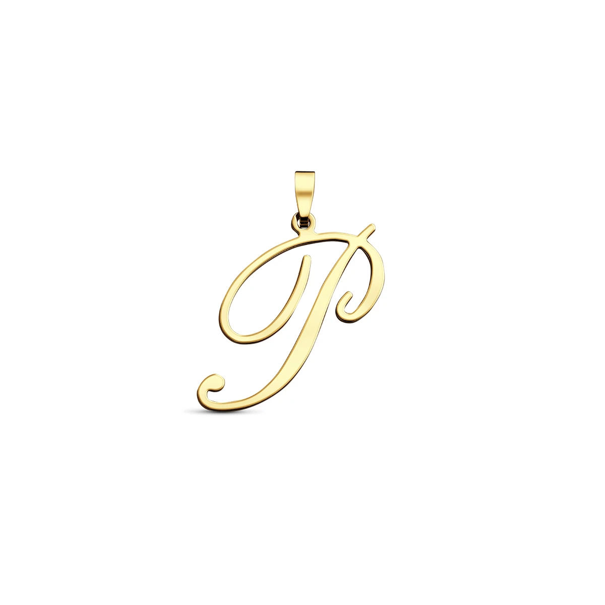 hanger letter 14K geelgoud