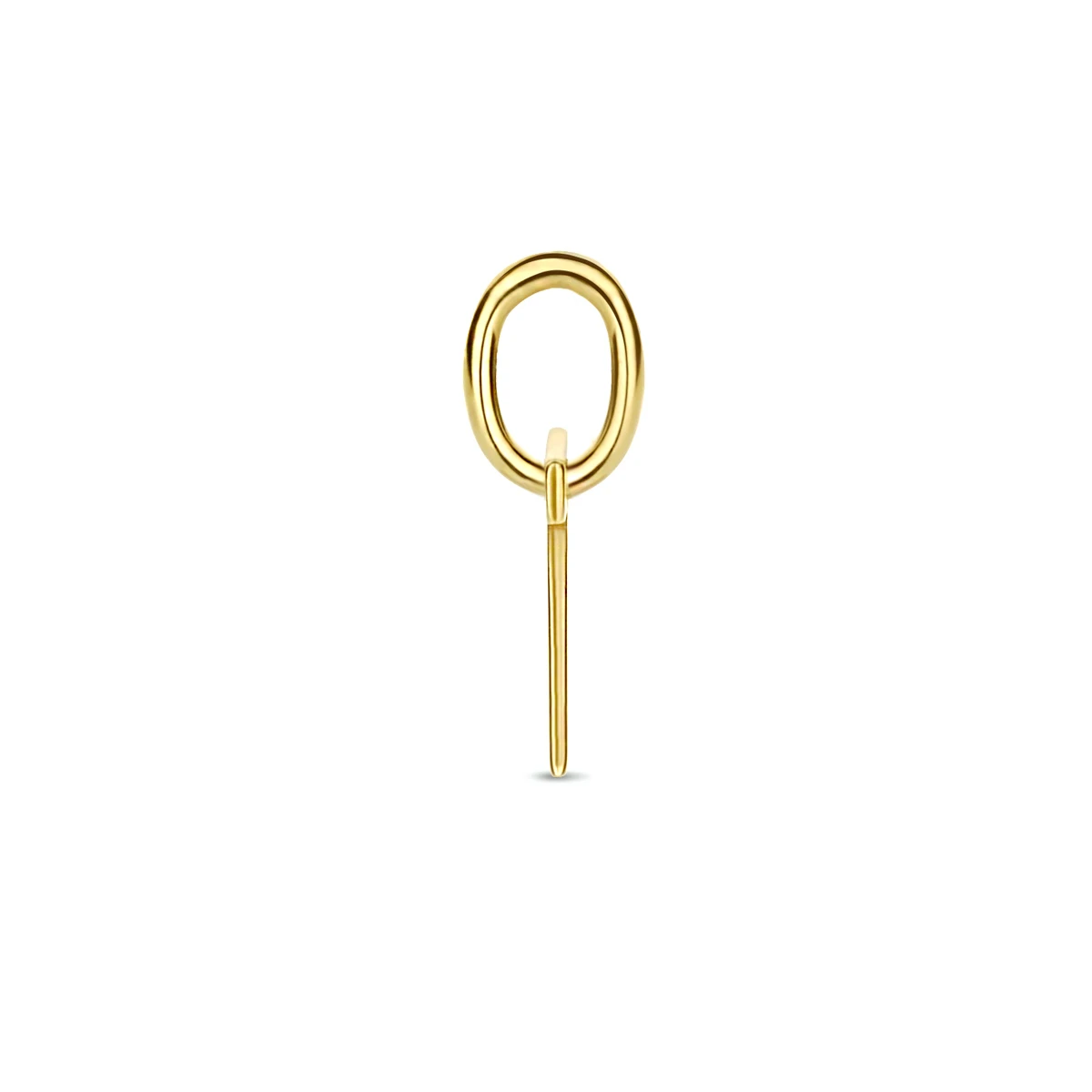 hanger letter 14K geelgoud