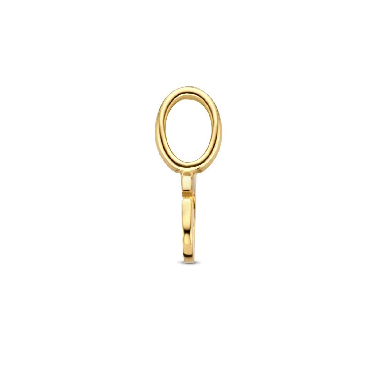 hanger letter 14K geelgoud