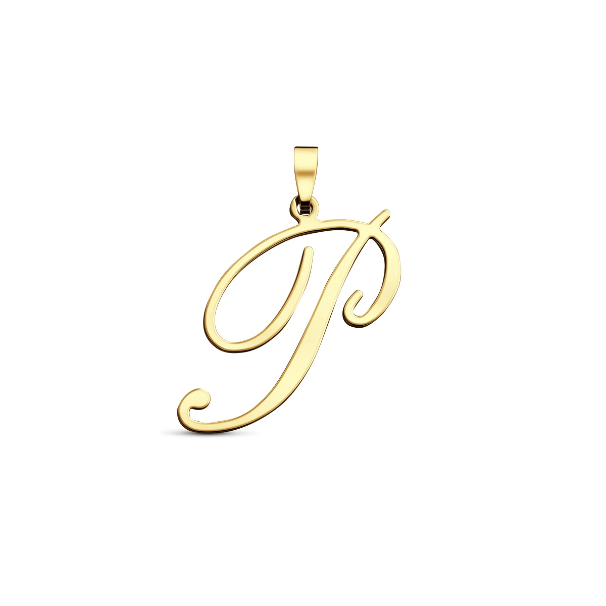 hanger letter 14K geelgoud