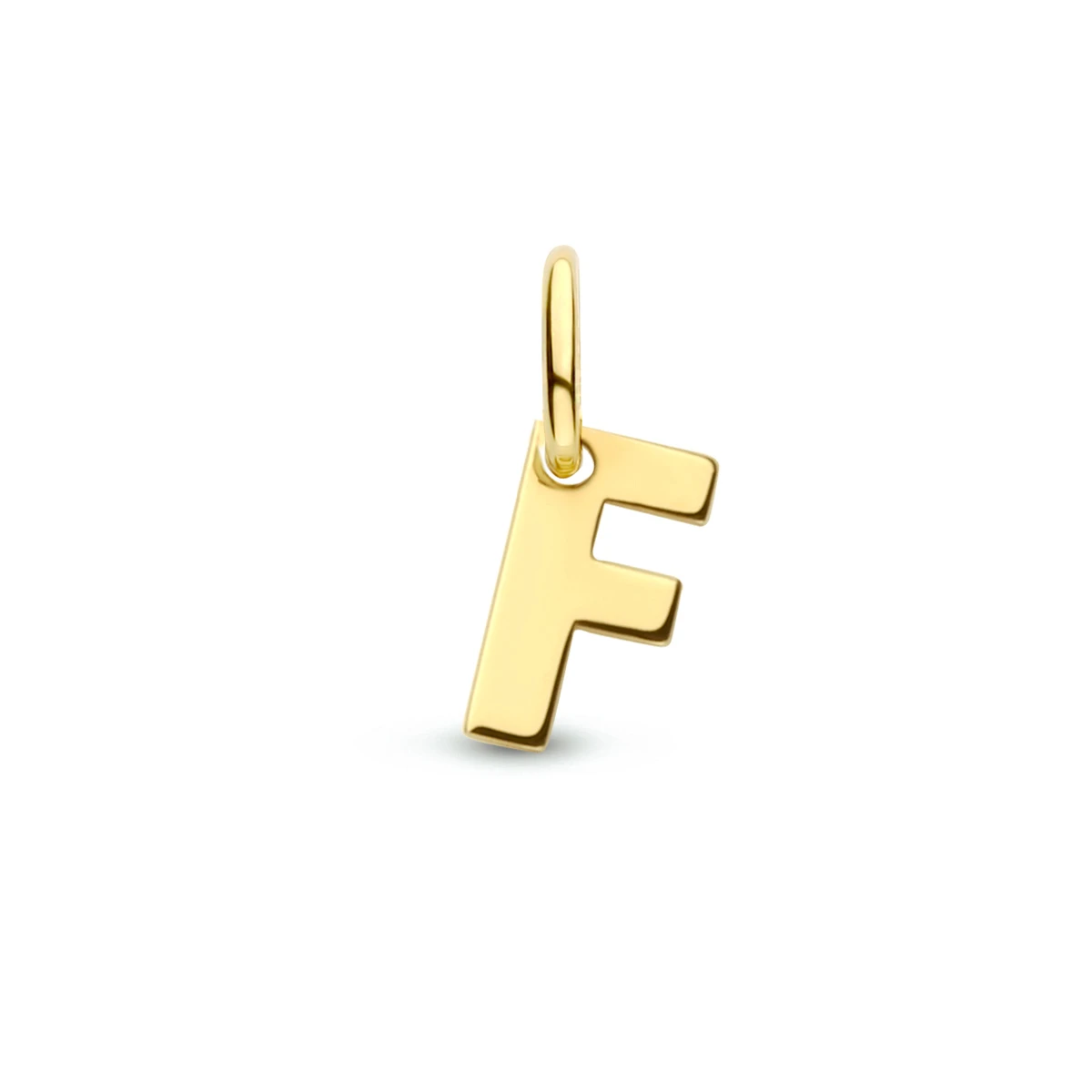 hanger letter 14K geelgoud