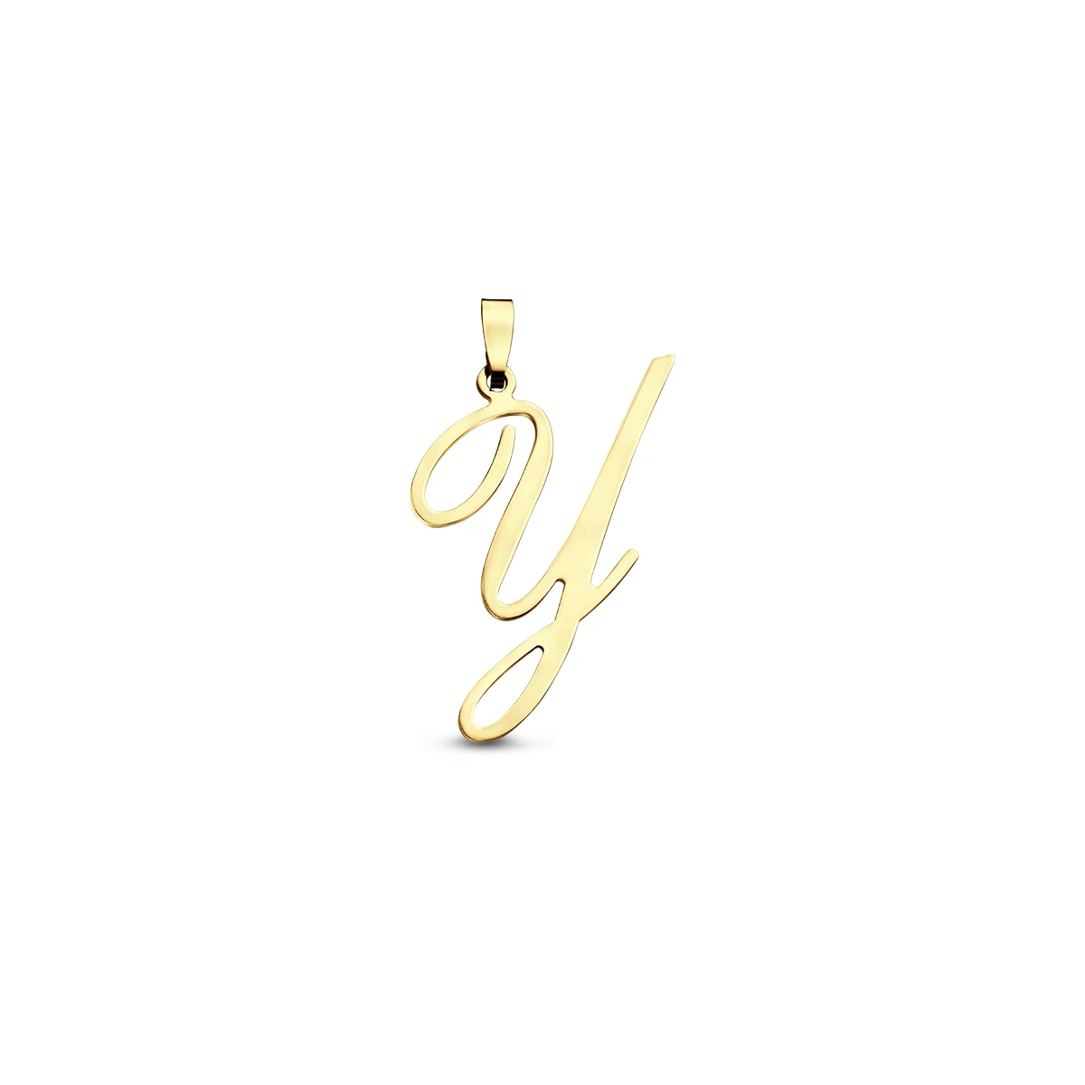hanger letter 14K geelgoud