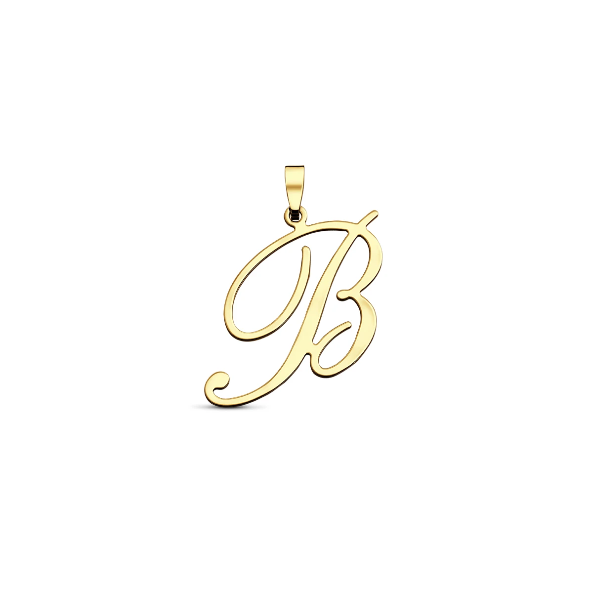 hanger letter 14K geelgoud
