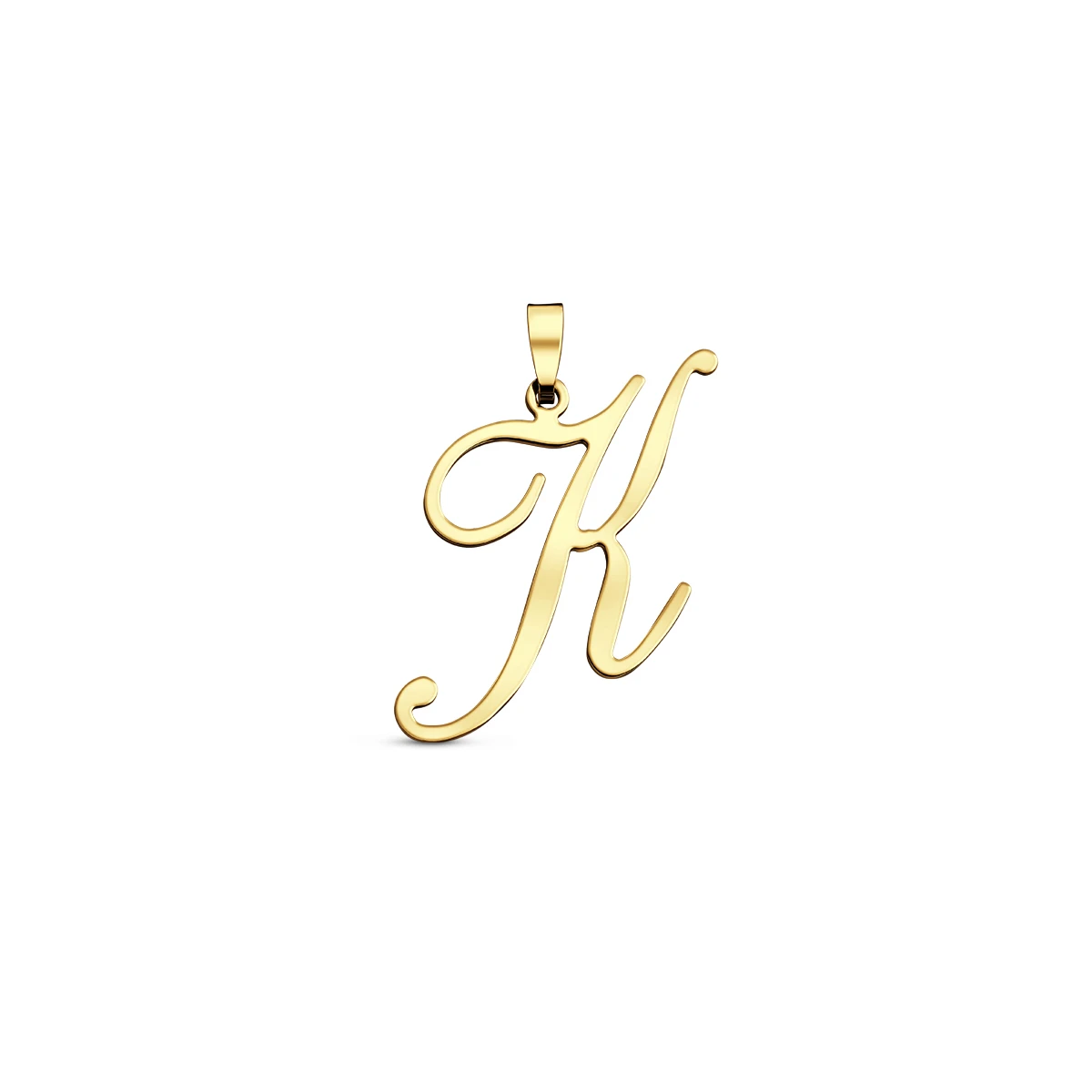 hanger letter 14K geelgoud