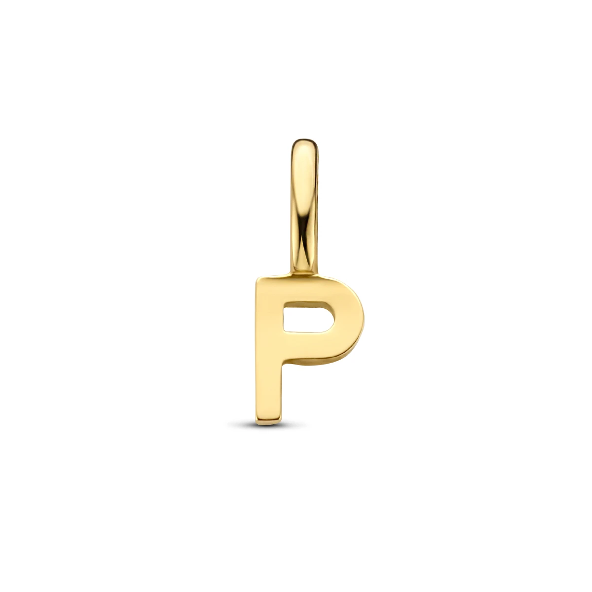 hanger letter 14K geelgoud
