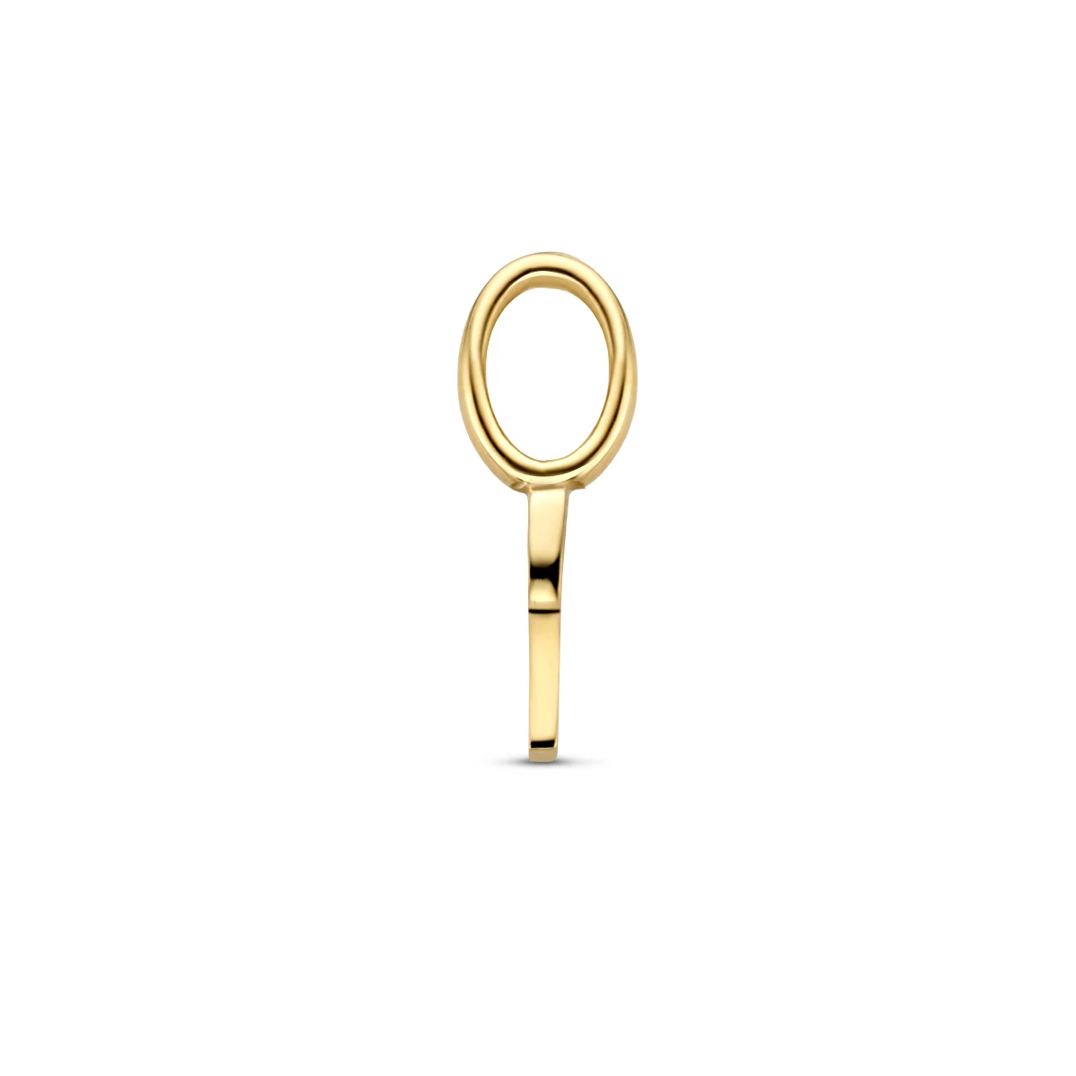 hanger letter 14K geelgoud