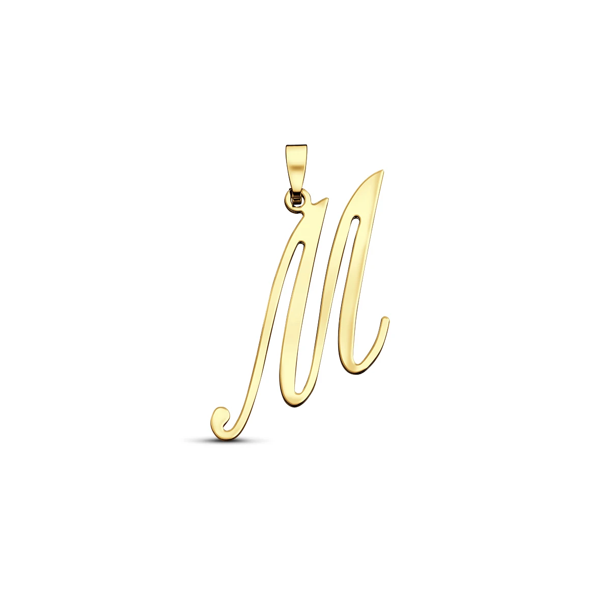 hanger letter 14K geelgoud