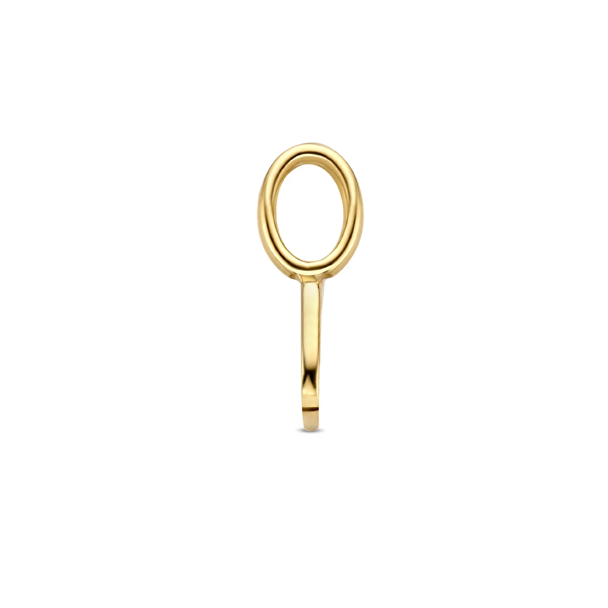 hanger letter 14K geelgoud