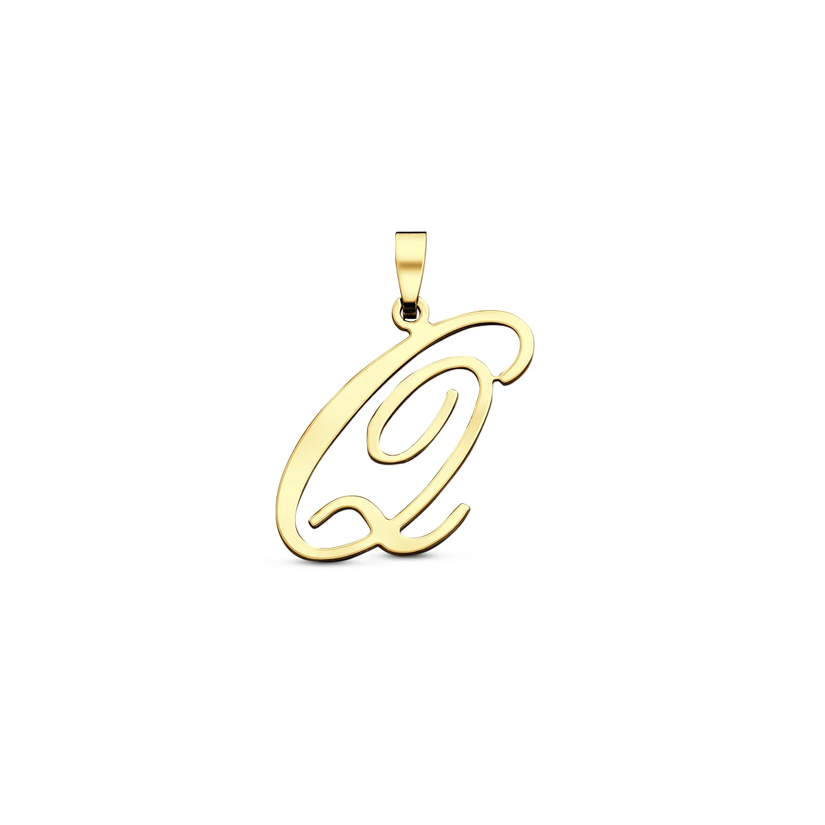 hanger letter 14K geelgoud