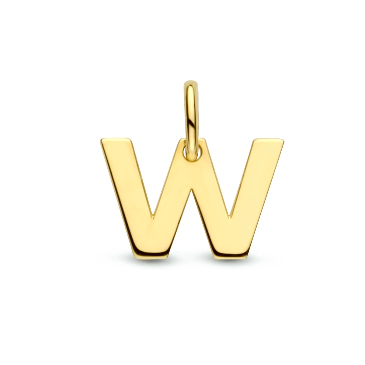 hanger letter 14K geelgoud
