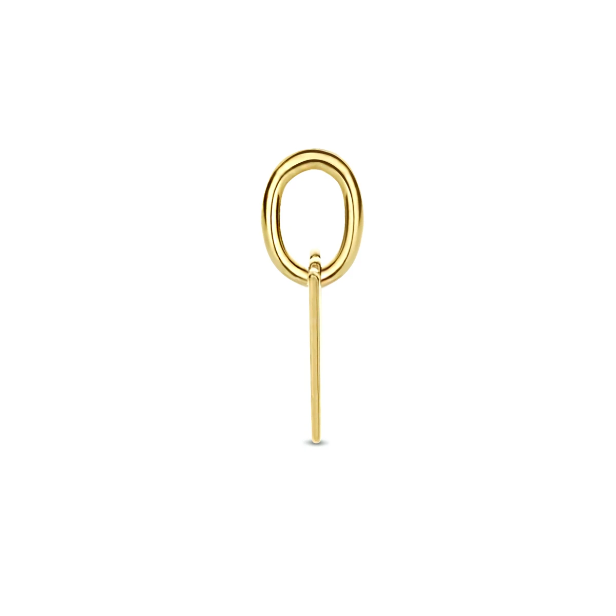 hanger letter 14K geelgoud