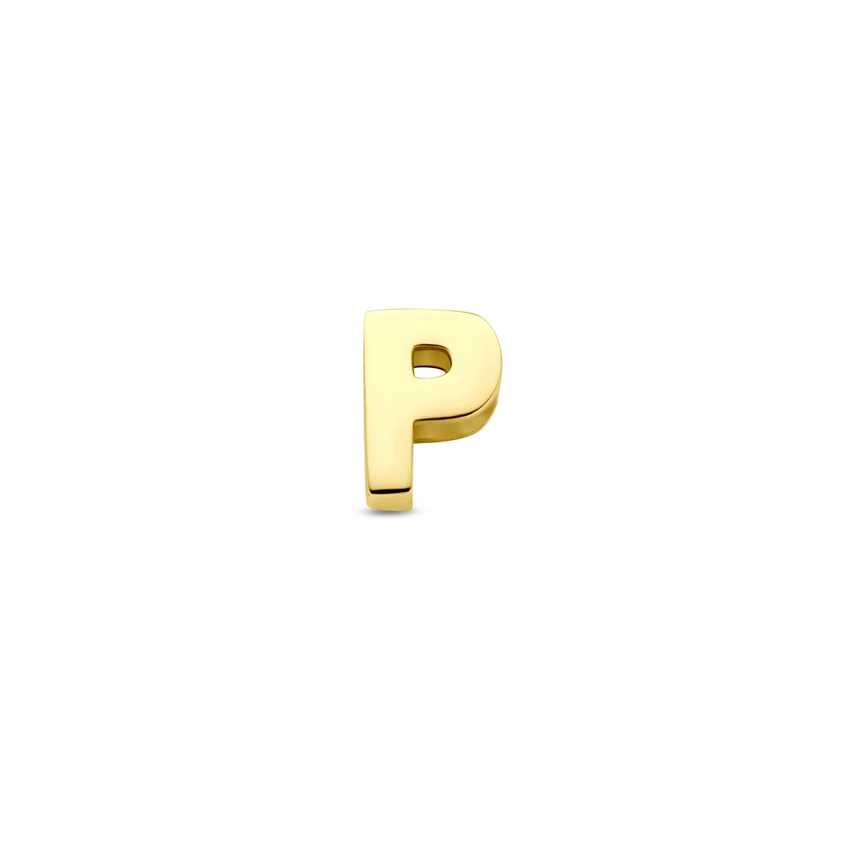 hanger letter 14K geelgoud