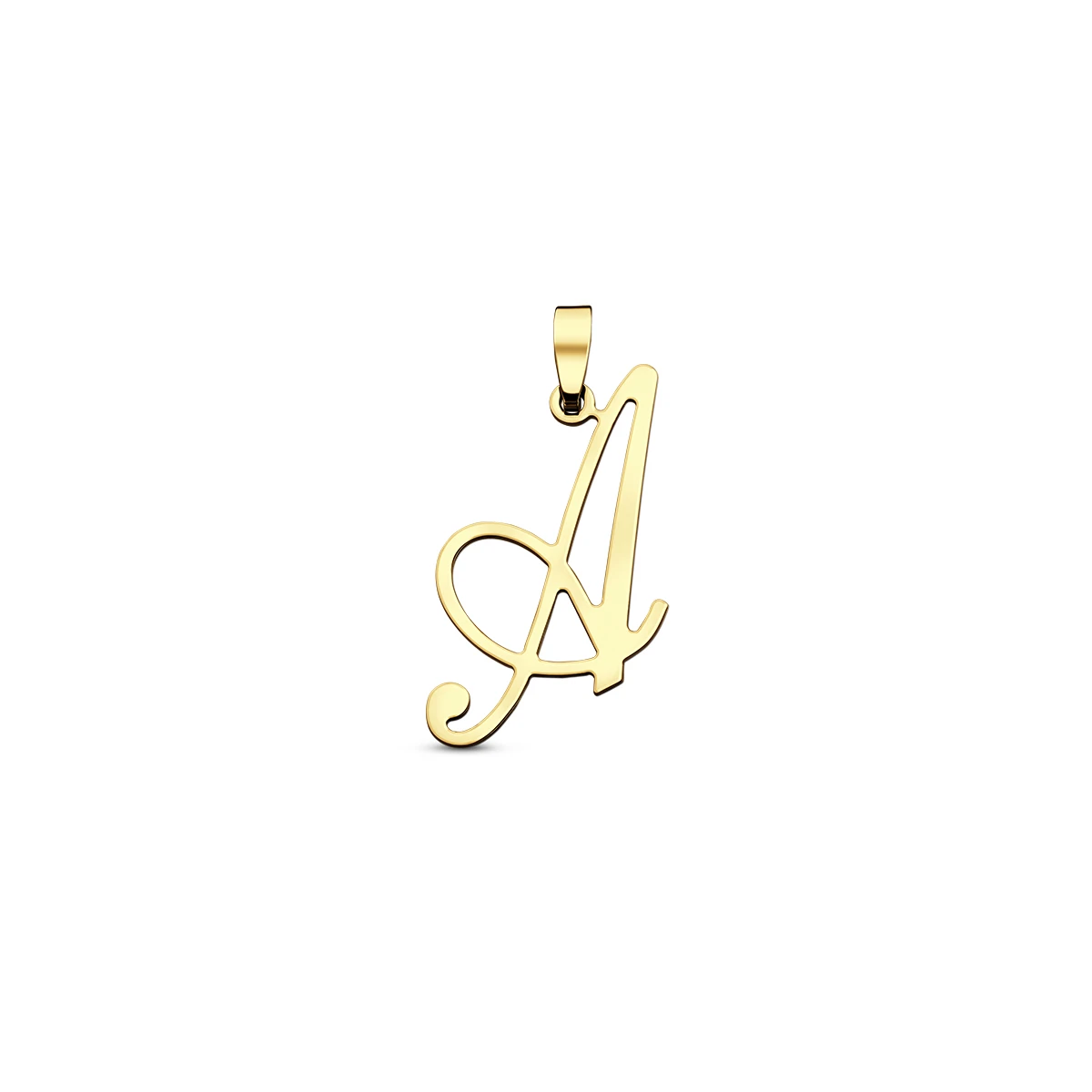 hanger letter 14K geelgoud