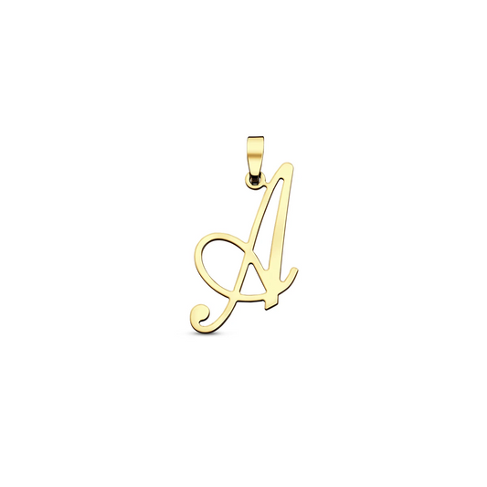 hanger letter 14K geelgoud