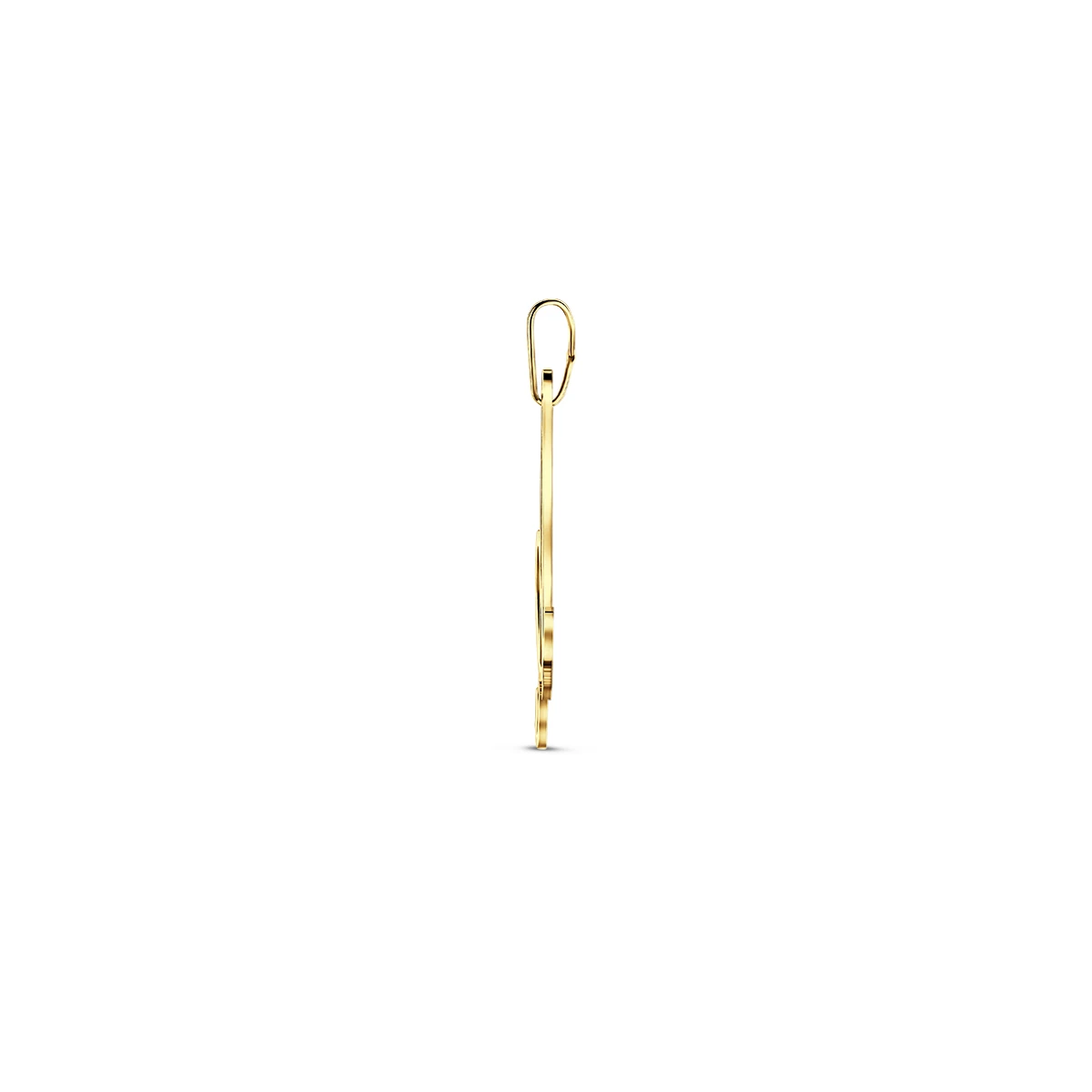 hanger letter 14K geelgoud
