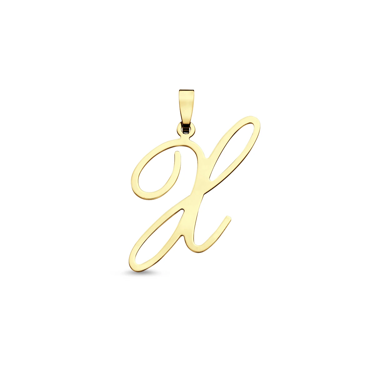 hanger letter 14K geelgoud