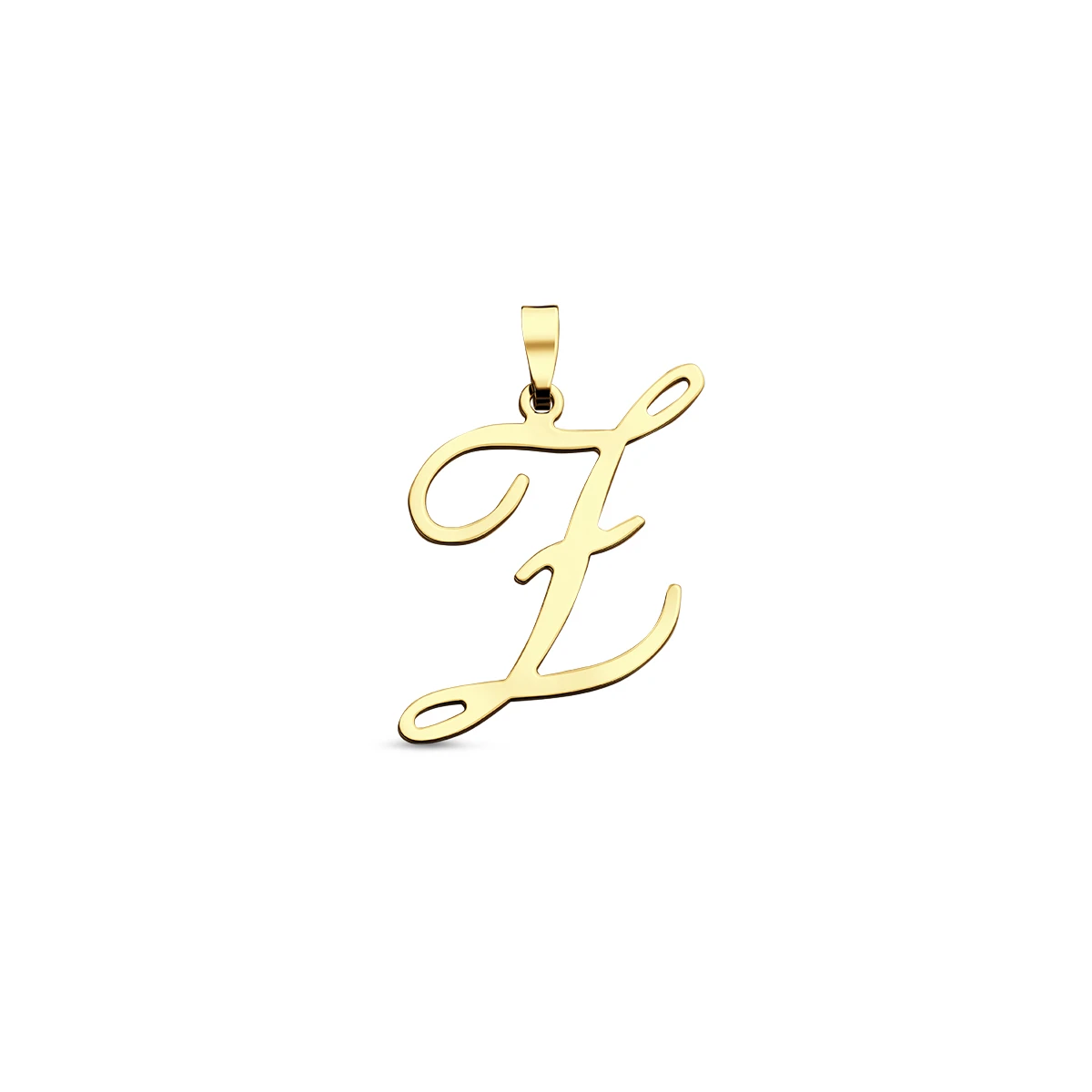 hanger letter 14K geelgoud