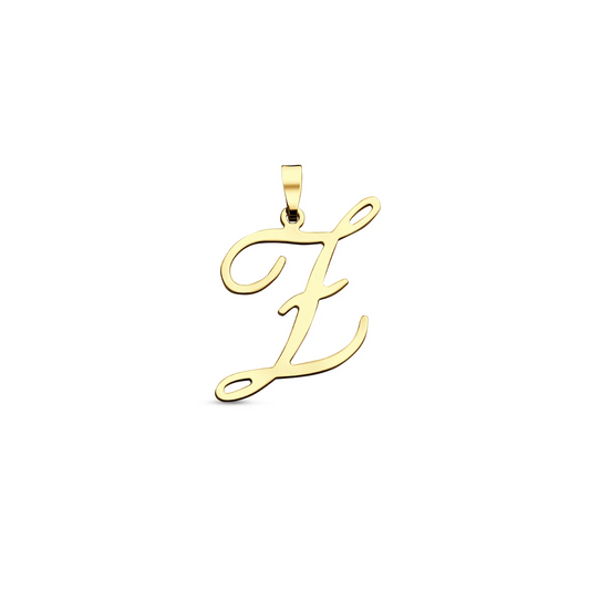 hanger letter 14K geelgoud