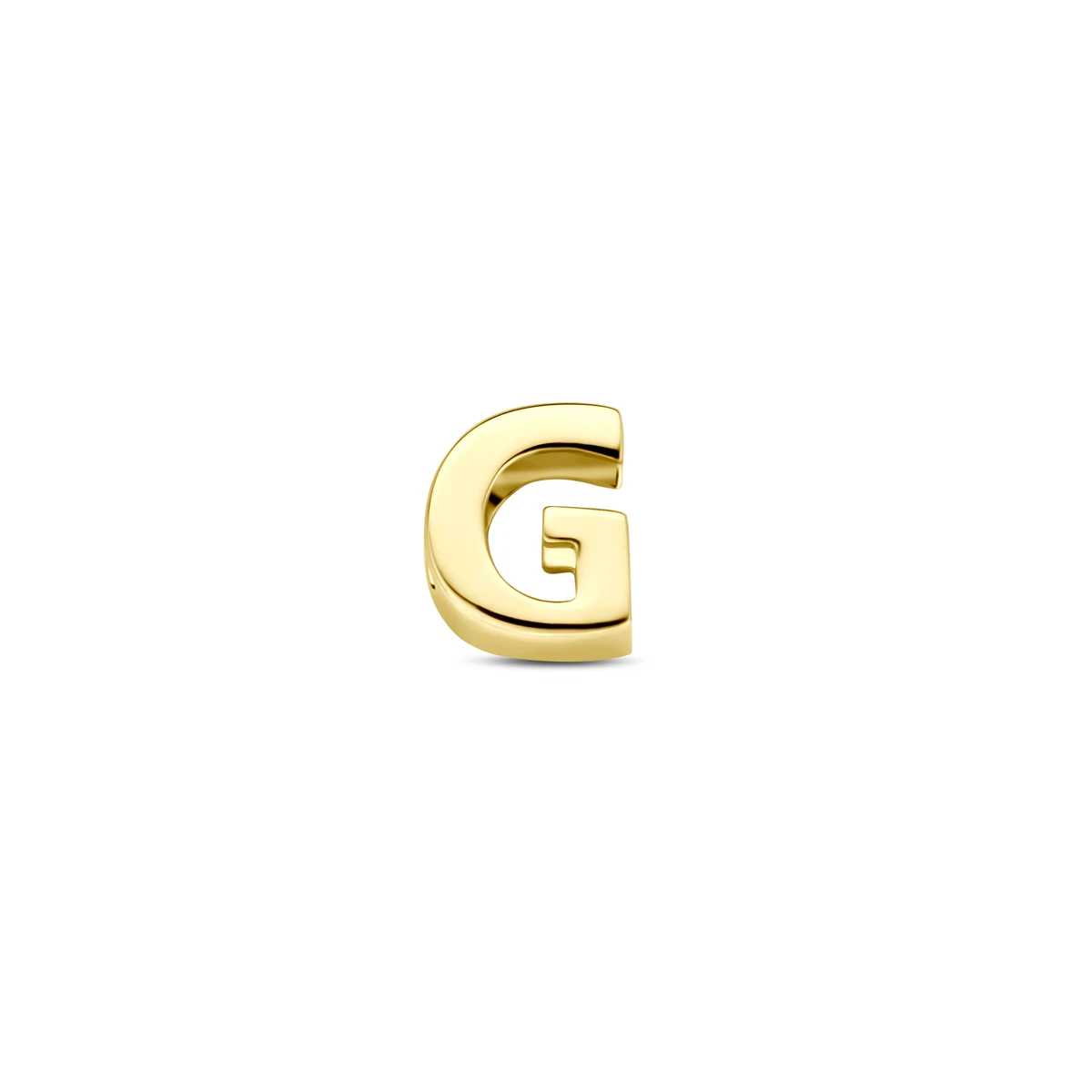 hanger letter 14K geelgoud
