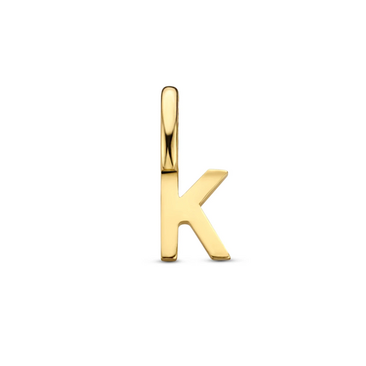 hanger letter 14K geelgoud