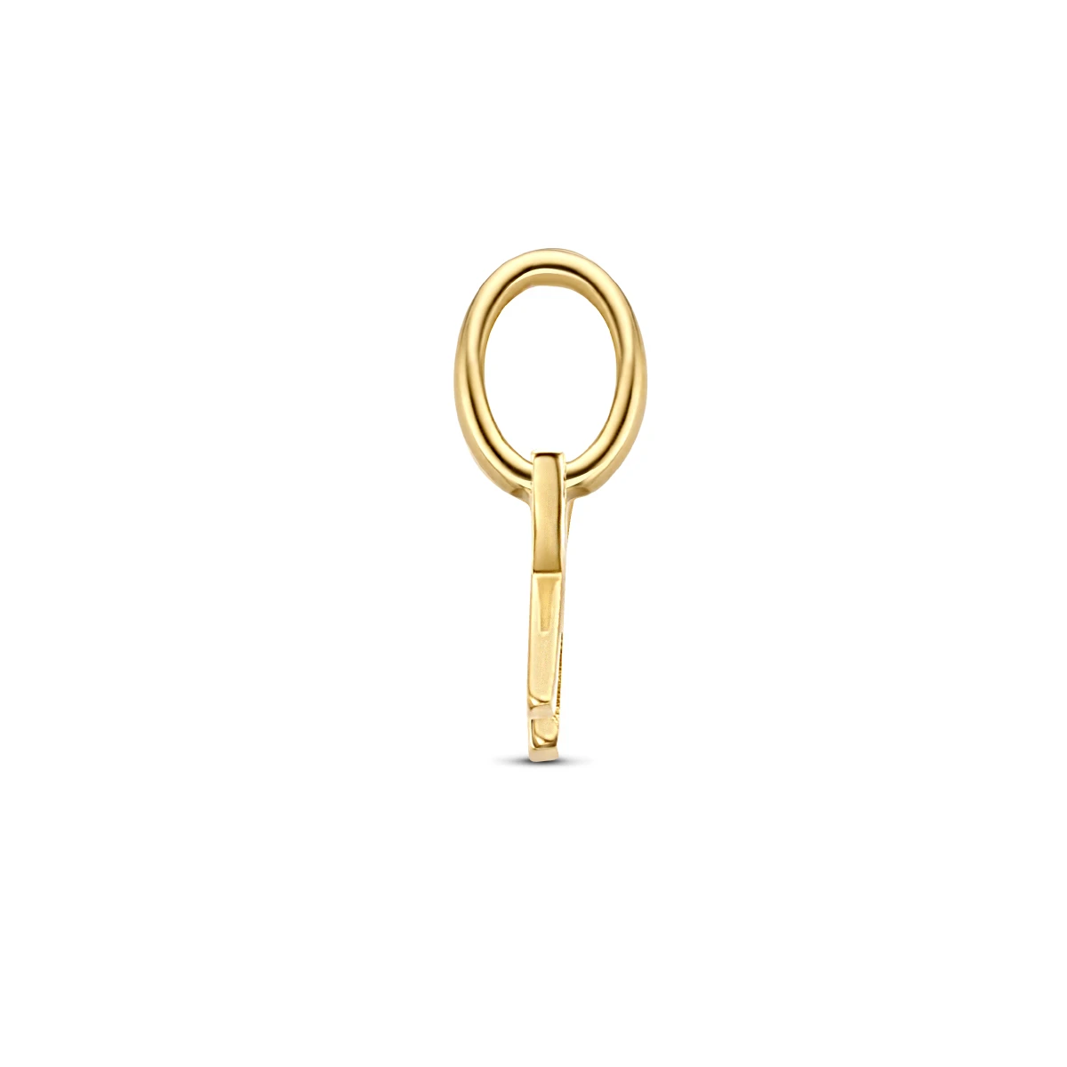 hanger letter 14K geelgoud