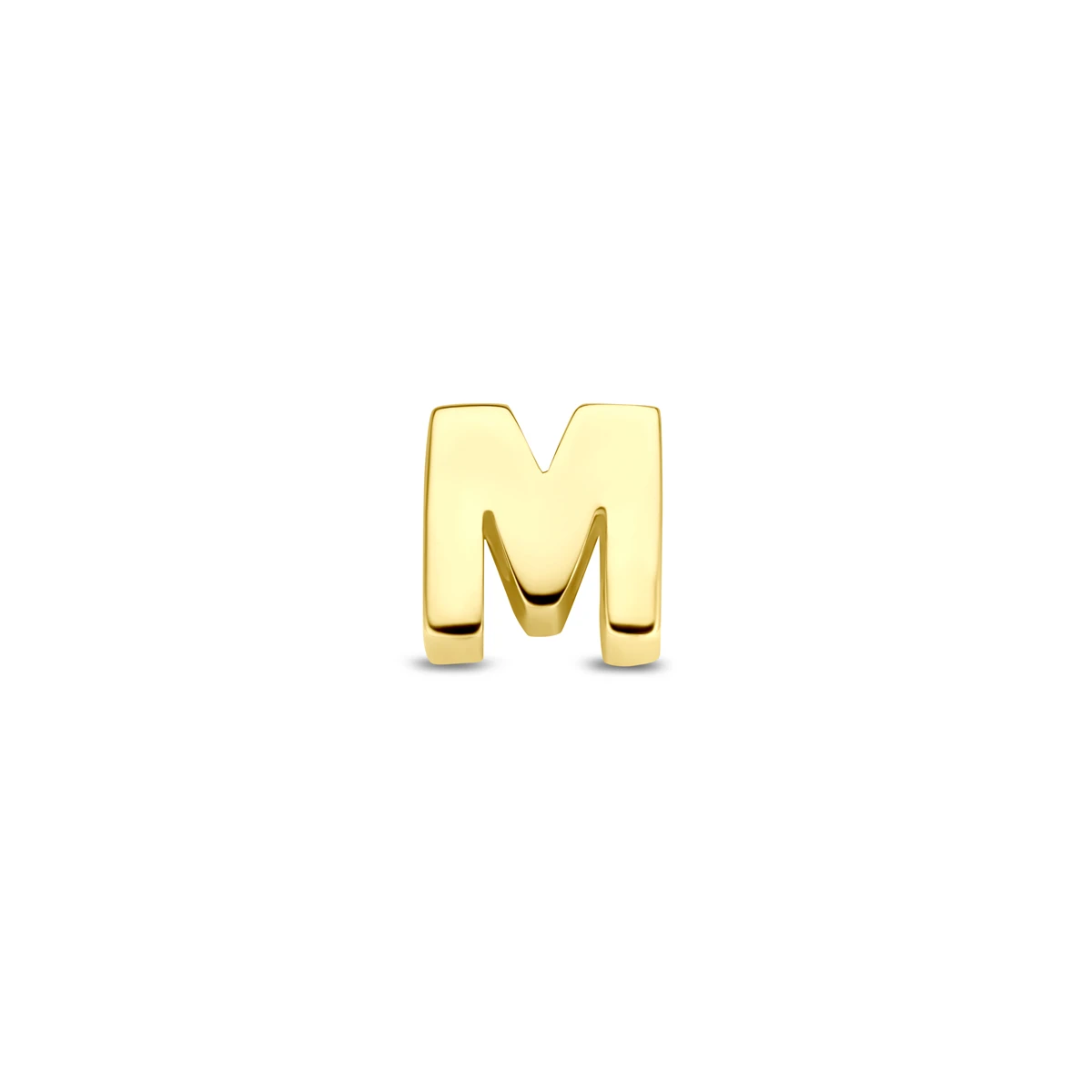 hanger letter 14K geelgoud