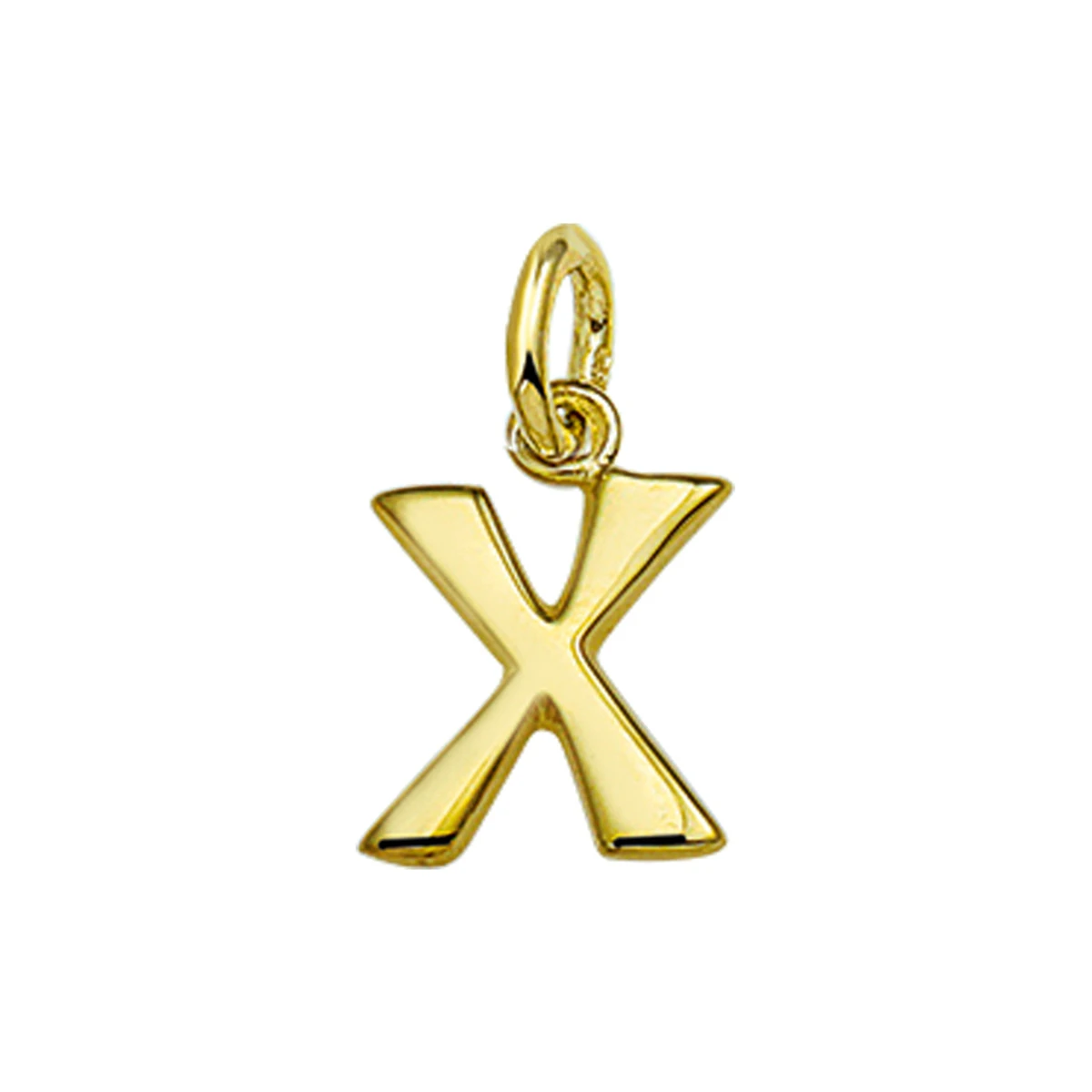 hanger letter 14K geelgoud