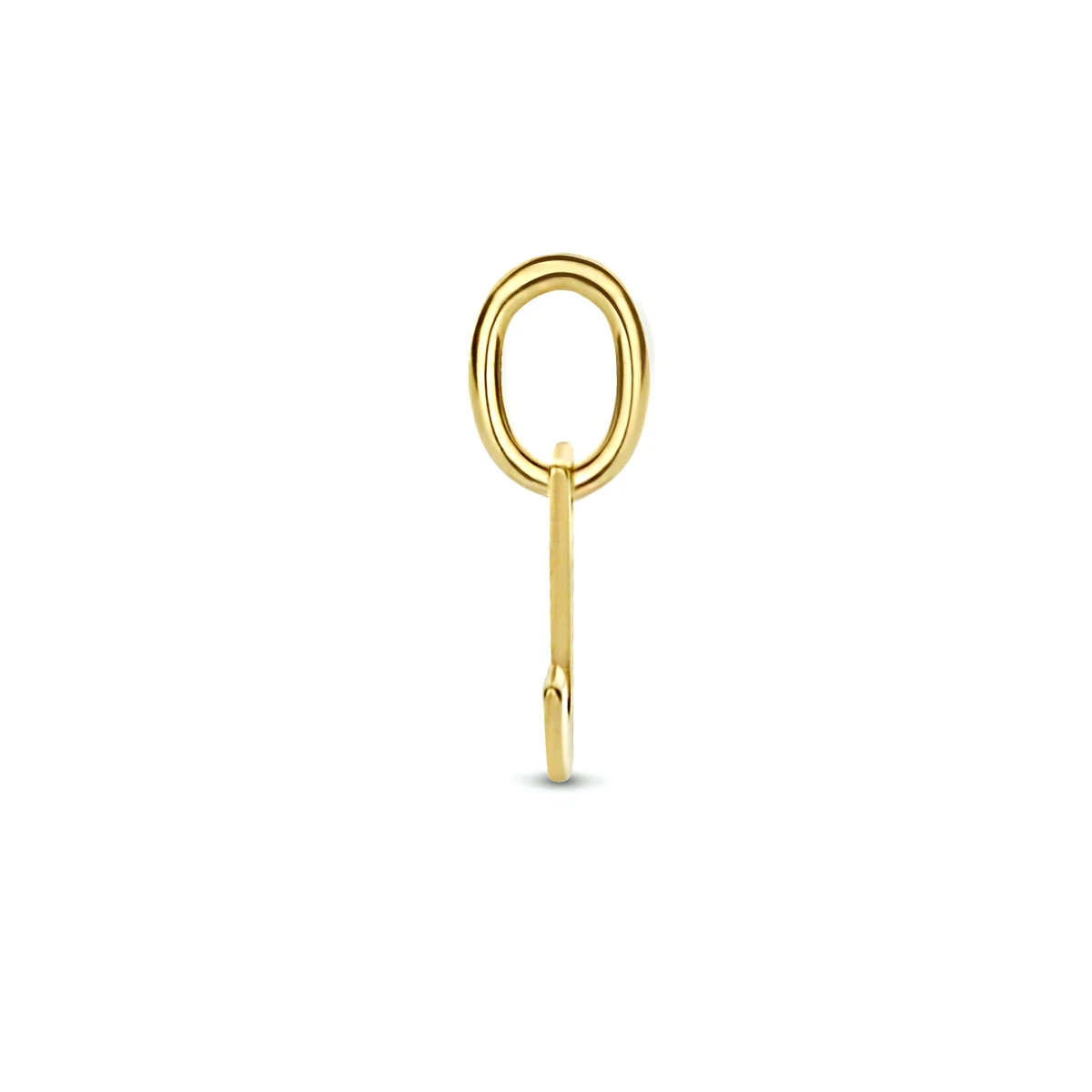 hanger letter 14K geelgoud