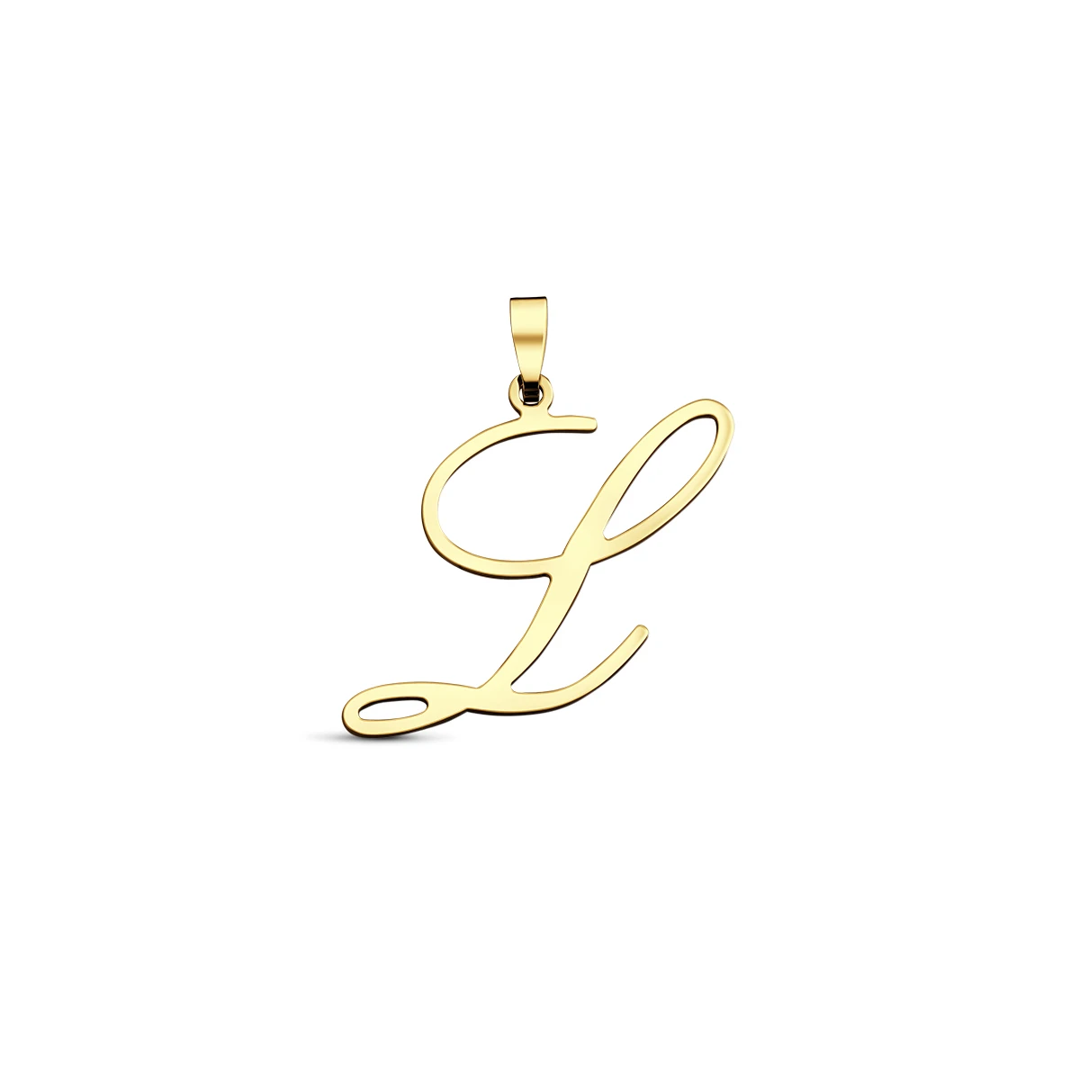 hanger letter 14K geelgoud
