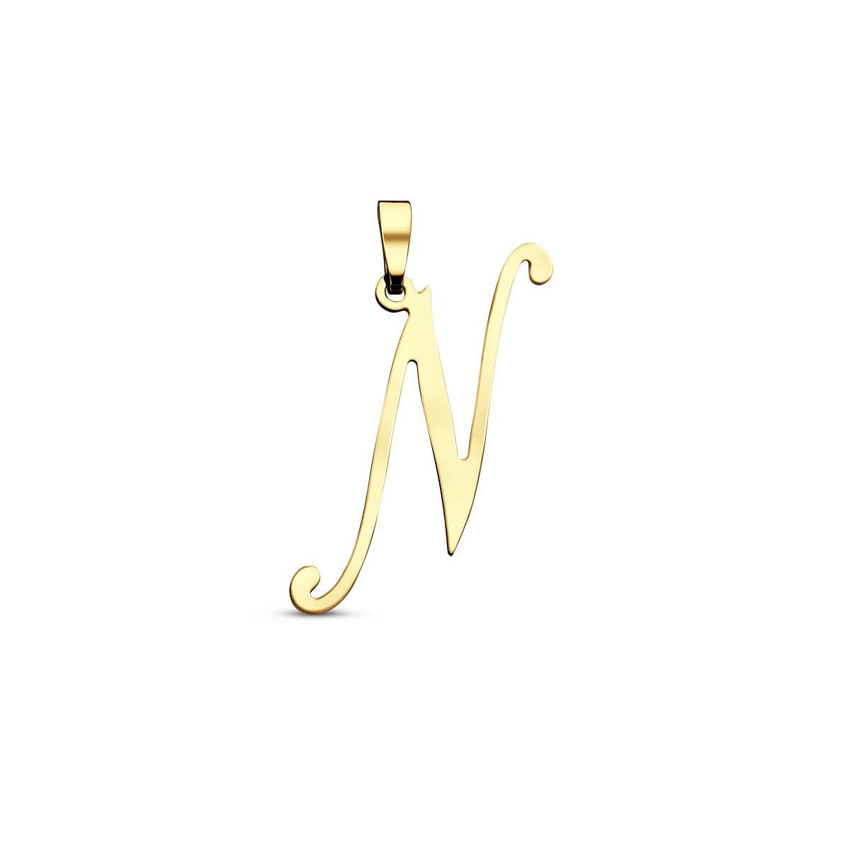 hanger letter 14K geelgoud