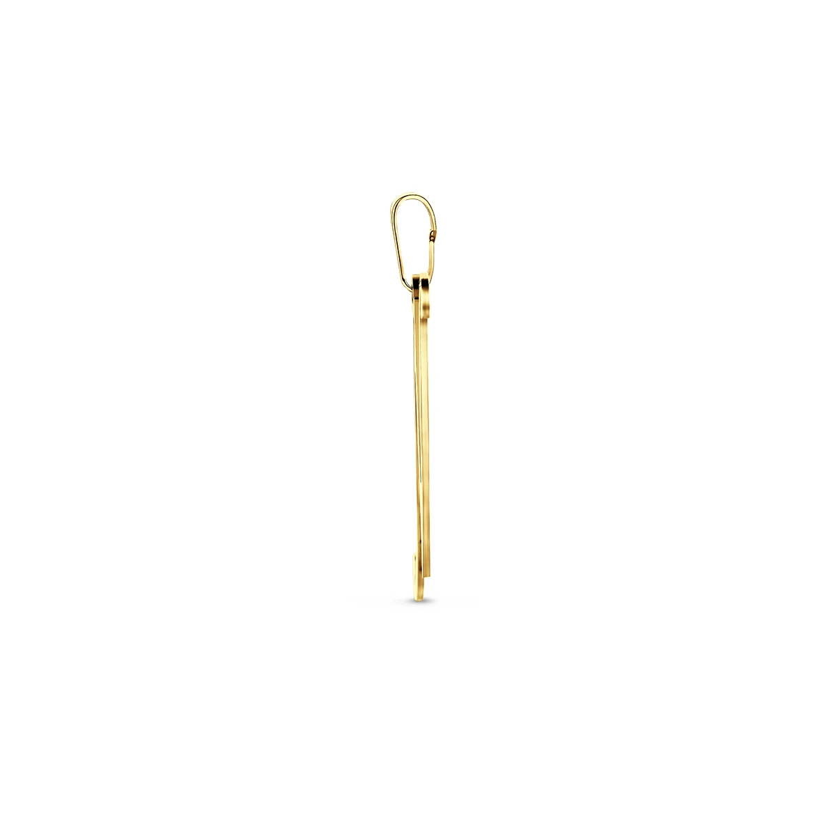 hanger letter 14K geelgoud
