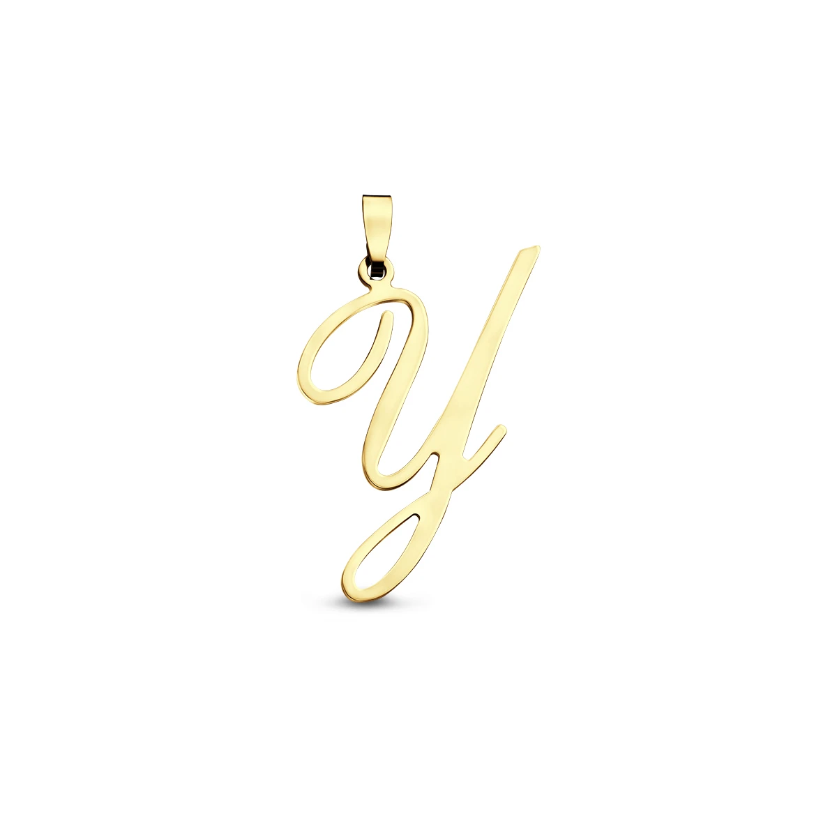 hanger letter 14K geelgoud