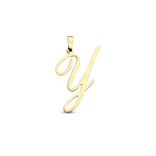hanger letter 14K geelgoud