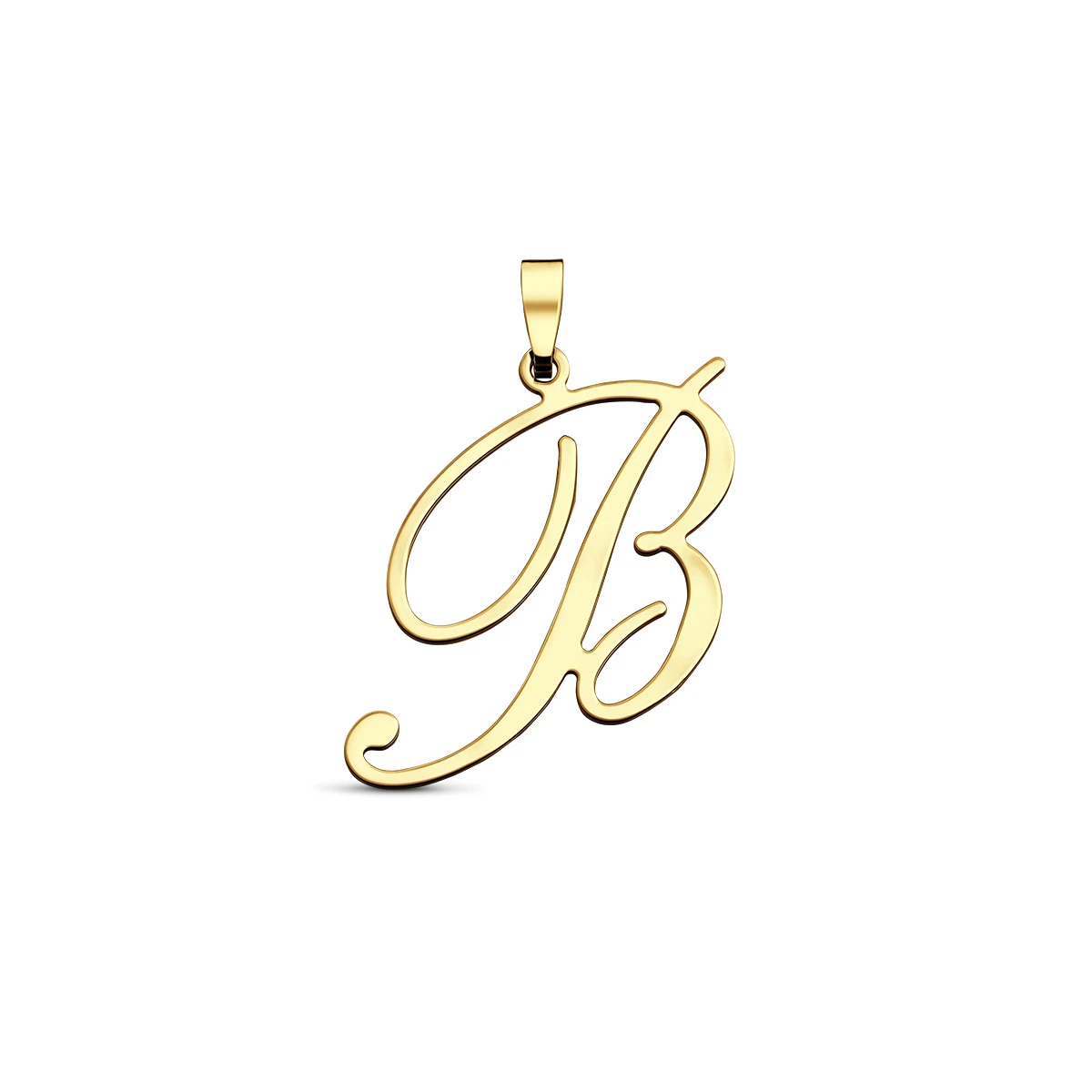 hanger letter 14K geelgoud