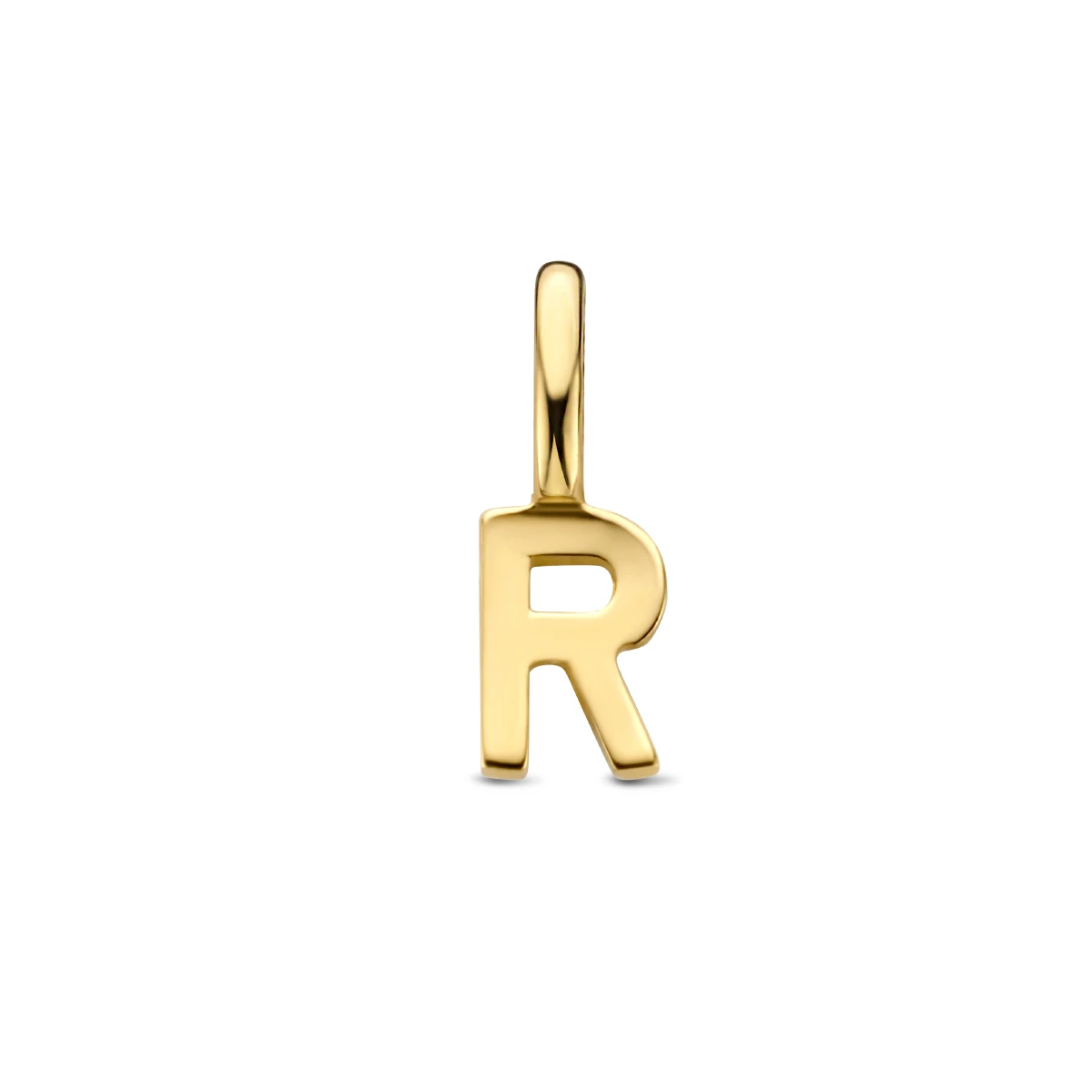 hanger letter 14K geelgoud